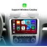 Car radio - 2 Din - 9 inch - Android 10 - 8GB - 128GB - Bluetooth - GPS - carplay - for Volkswagen Golf 5 6 PassatDin 2