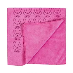 Soft baby bath towel - rabbits printedTextile