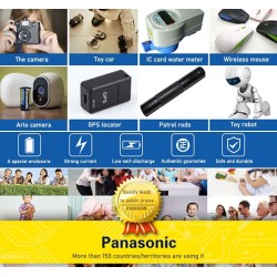 Panasonic - lithium battery - CR123A - 1400 mAh - 3V - 10 piecesBattery