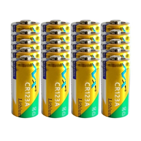 Original lithium battery - CR123A - 1600 mAh - 20 piecesBattery