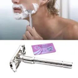 Manual shaving razor - double edge - with bladeShaving