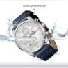 NAVIFORCE - fashionable Quartz watch - leather strap - waterproof - blackWatches