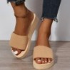 Knitted wedges slippers - sandalsSandals