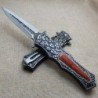 Folding pocket knife - all steel - carved patternKnives & Multitools
