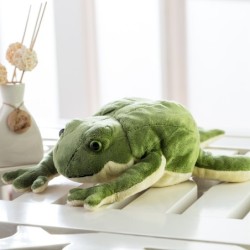 Plush green frog - toyCuddly toys
