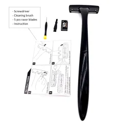 Shaving knife - long handle - with bladesShaving