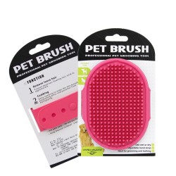 Dogs / cats grooming brush - rubber comb - adjustable ring handleCare