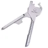 6 in 1 multi functional key - stainless steel multi toolSurvival tools
