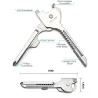 6 in 1 multi functional key - stainless steel multi toolSurvival tools