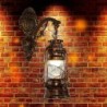 Vintage LED wall lamp - iron lanternWall lights