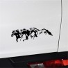 Vinyl car sticker - three horsesStickers