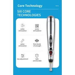 Electronic acupuncture pen - meridian energy - pain relief - body massagerMassage