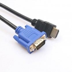 HDTV - HDMI male to VGA - HD-15 male - 15Pin - adapter - cable - 1080P - 1.8mCables
