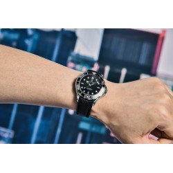 PAGANI DESIGN - mechanical watch - stainless steel - waterproof - nylon strap - blackWatches