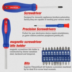 WORKPRO - precision screwdrivers set - bits - 55 piecesScrewdrivers