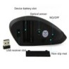 Ergonomic vertical wireless mouse - USB - optical - 1600 DPI 6D - with LED lightMouses