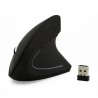 Ergonomic vertical wireless mouse - USB - optical - 1600 DPI 6D - with LED lightMouses