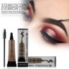 Waterproof eyebrow cream - pigment - with brushMake-Up