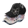 Summer baseball cap - flowery lace / butterflyHats & Caps