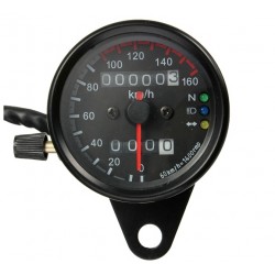Universal motorcycle odometer - dual speedometer - gauge - LED - KM/HInstruments
