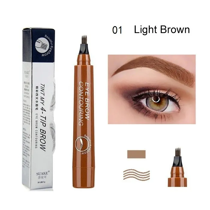 Eyebrow waterproof pen - fork style tipEyes