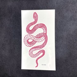 Temporary tattoo - sticker - red snakeStickers