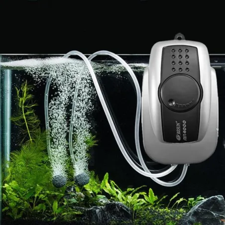 Silent aquarium air flow pump - oxygen compressorAquarium