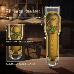 Kemei 1961 - professional hair clipper - trimmer - skull head designHair trimmers