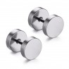 Round dumbbell - stainless steel earringsEarrings