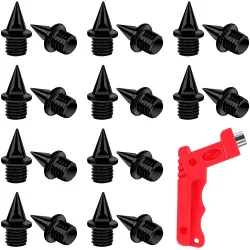 Hard steel track / cross country spikes - with spike wrench - for sports shoes - 20 piecesSport & Outdoor