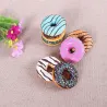 Decorative fridge magnets - colorful doughnutsFridge magnets