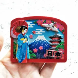 Decorative fridge magnets - Japanese styleFridge magnets