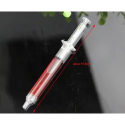 Liquid syringe shaped ballpoint- 4 piecesPens & Pencils
