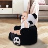Panda shaped small sofa - seat - plush toy - for childrenCuddly toys
