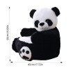 Panda shaped small sofa - seat - plush toy - for childrenCuddly toys