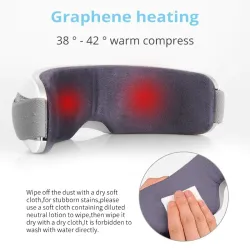 Smart eye massager - heated air compression - tired eyes - dark circles - massage - relaxation - BluetoothMassage