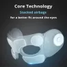 Smart eye massager - heated air compression - tired eyes - dark circles - massage - relaxation - BluetoothMassage
