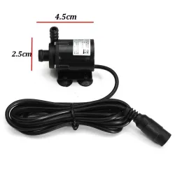 Mini brushless water pump - submersible motor - 800L/H 5m - 12V / 24VPumps