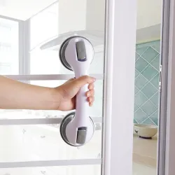 Bathroom wall / door - handle bar - strong suction cup and grip - adjustableBathroom & Toilet
