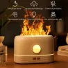 Ultrasonic air humidifier - essential oils diffuser - colorful LED flameHumidifiers