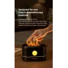 Ultrasonic air humidifier - essential oils diffuser - colorful LED flameHumidifiers