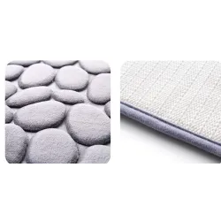 Coral Fleece Bathroom Memory Foam Rug Non-slip Floor MatBathroom & Toilet