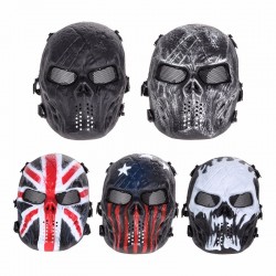 Outdoor Airsoft Paintball Protective Full Face Skull Mask