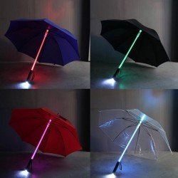Flashing LED rain umbrella