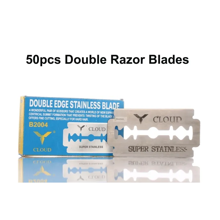Double edge blade razor - stainless steel - 50 piecesShaving