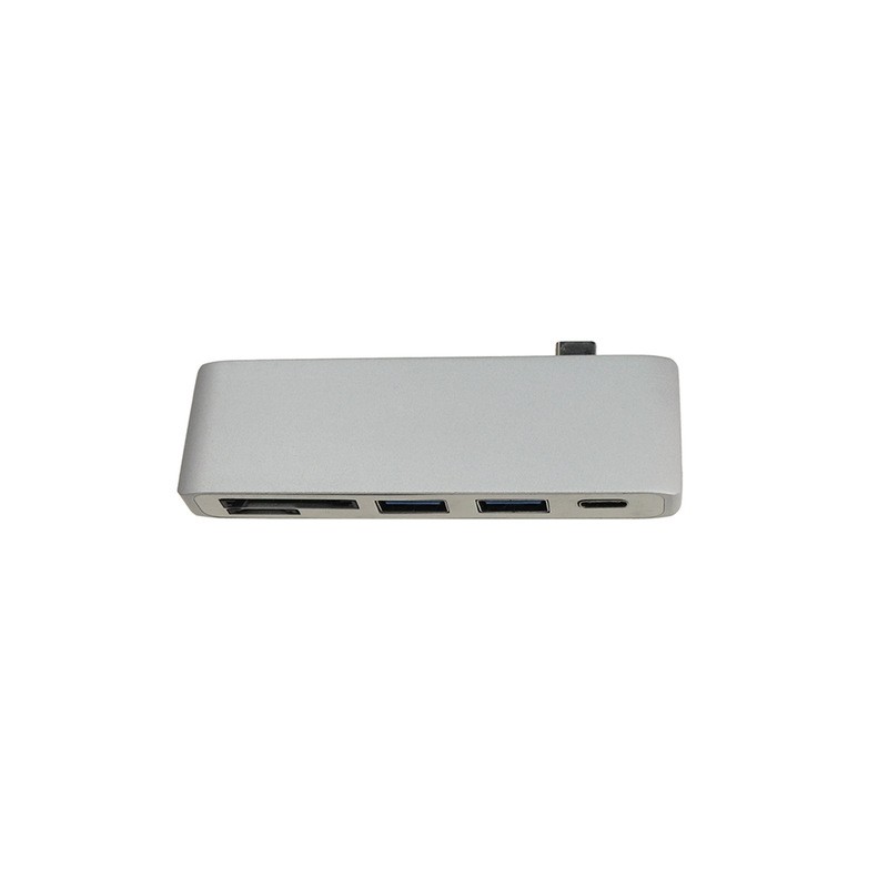 5 in 1 USB 3 Hub Multi Type C Splitter Adapter Card ReaderAccessories
