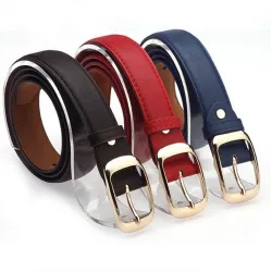 Fashion Metal Buckle Leather BeltBelts