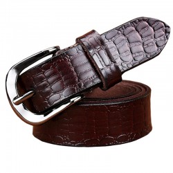 Crocodile design - genuine leather beltBelts
