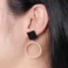 Asymmetrical geometric stud earringsEarrings