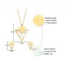 Love & Triangle Stylish Jewelry SetJewellery Sets